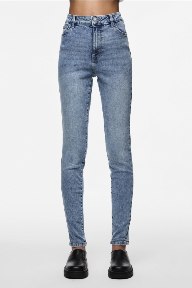 PCDANA HW SKINNY JEANS LB302 NOOS 17149273 Light Blue Denim